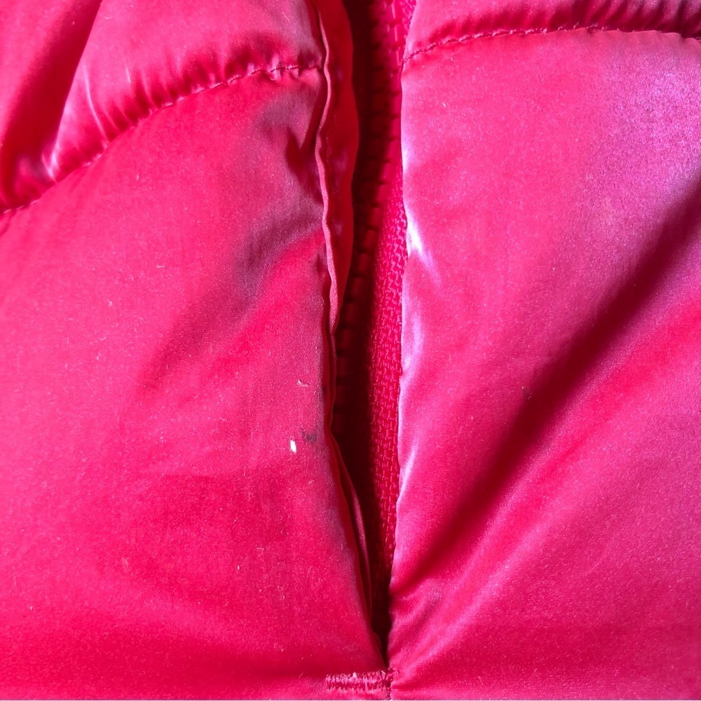 GAP Big Puff Cropped Jacket Women’s XS Neon Hot Pink Bright Statement Dopamine - Picture 11 of 12